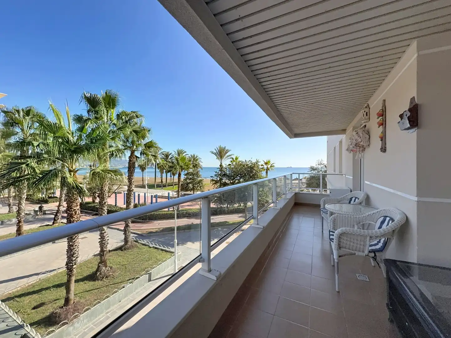 Terrace of Flat for sale in Málaga  with Air Conditioner, Terrace and Community pool
