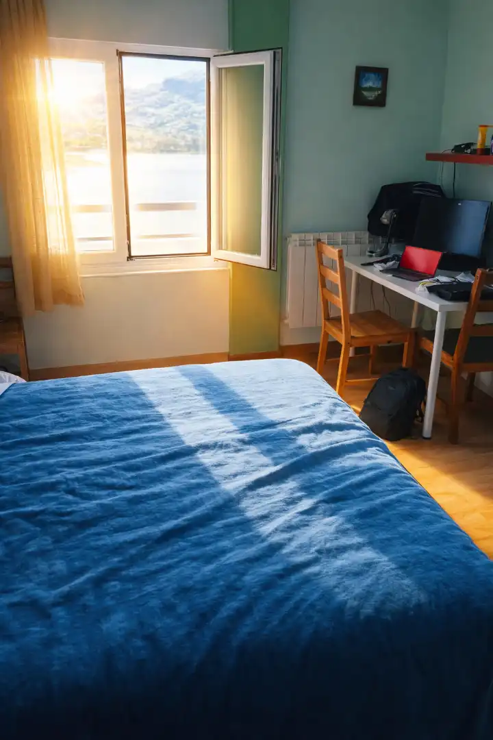 Bedroom of Flat for rent in Miengo  with Heating, Terrace and Furnished