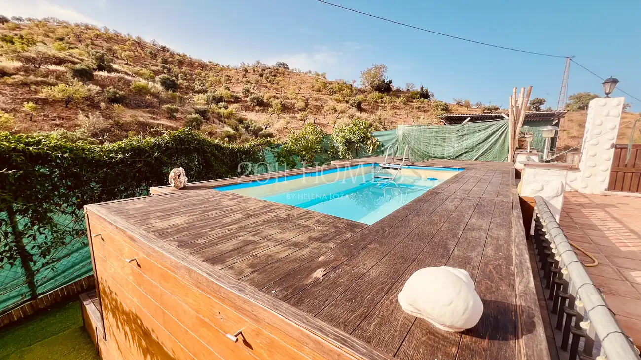 Piscina de Finca rústica en venda en Almogía amb Jardí privat, Terrassa i Piscina
