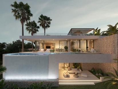 Exterior view of House or chalet for sale in Marbella  with Air Conditioner, Private garden and Terrace