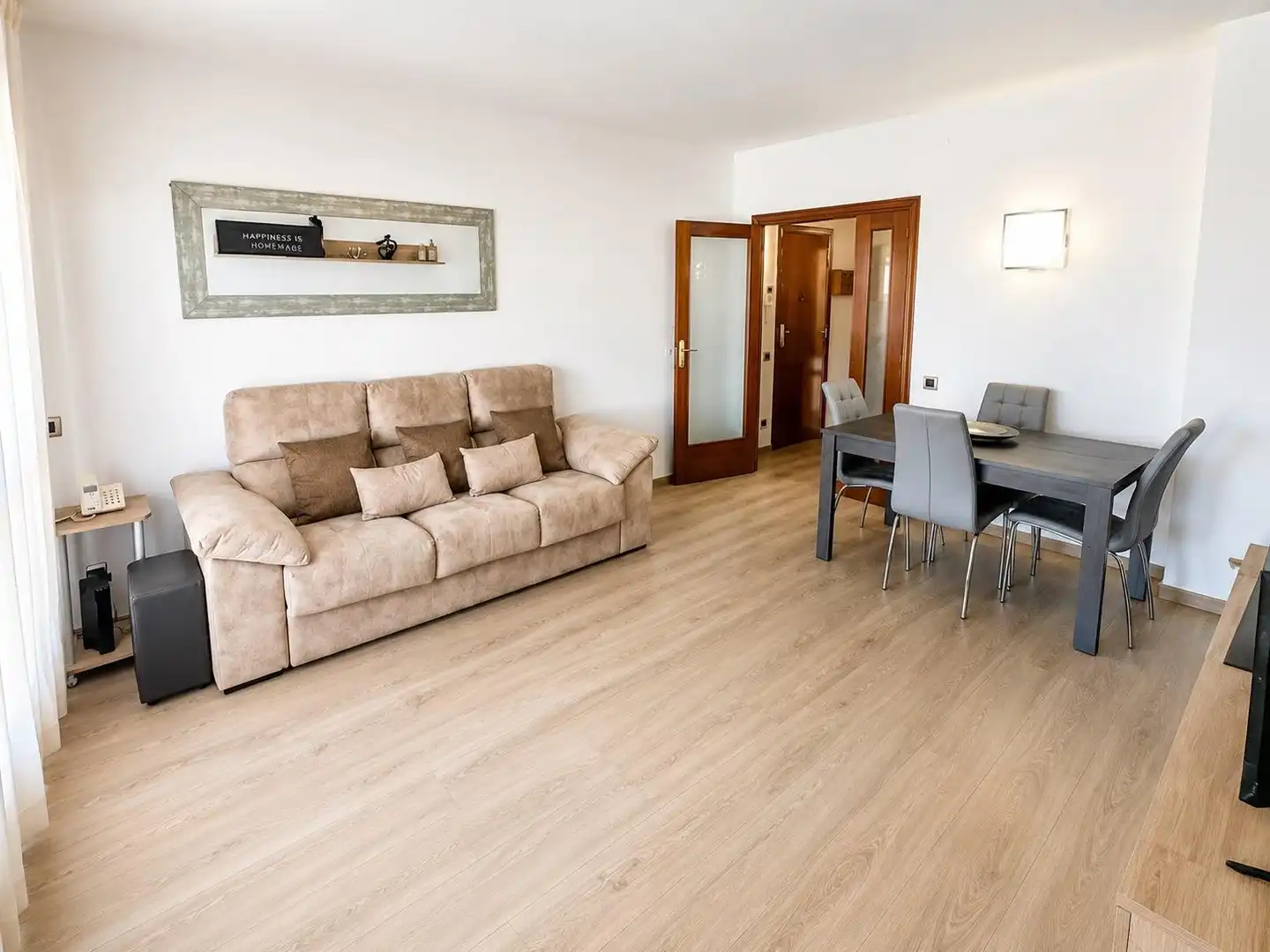Sala de estar de Piso en venta en Barcelona con Parquet