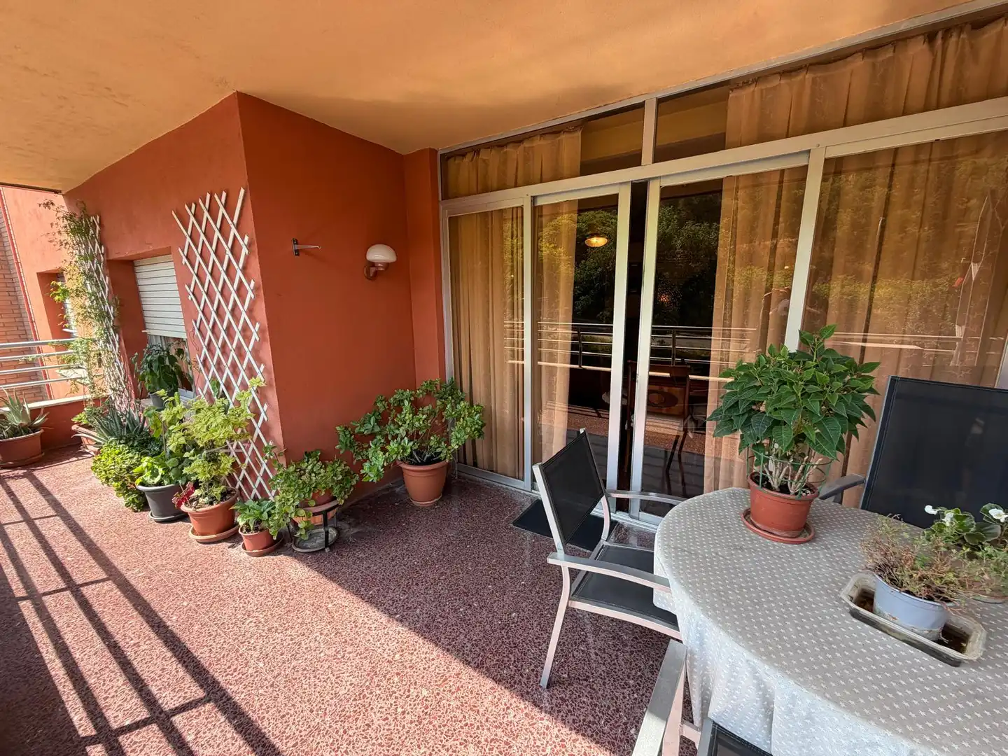 Terrace of Flat for sale in Lleida  with Air Conditioner, Heating and Furnished