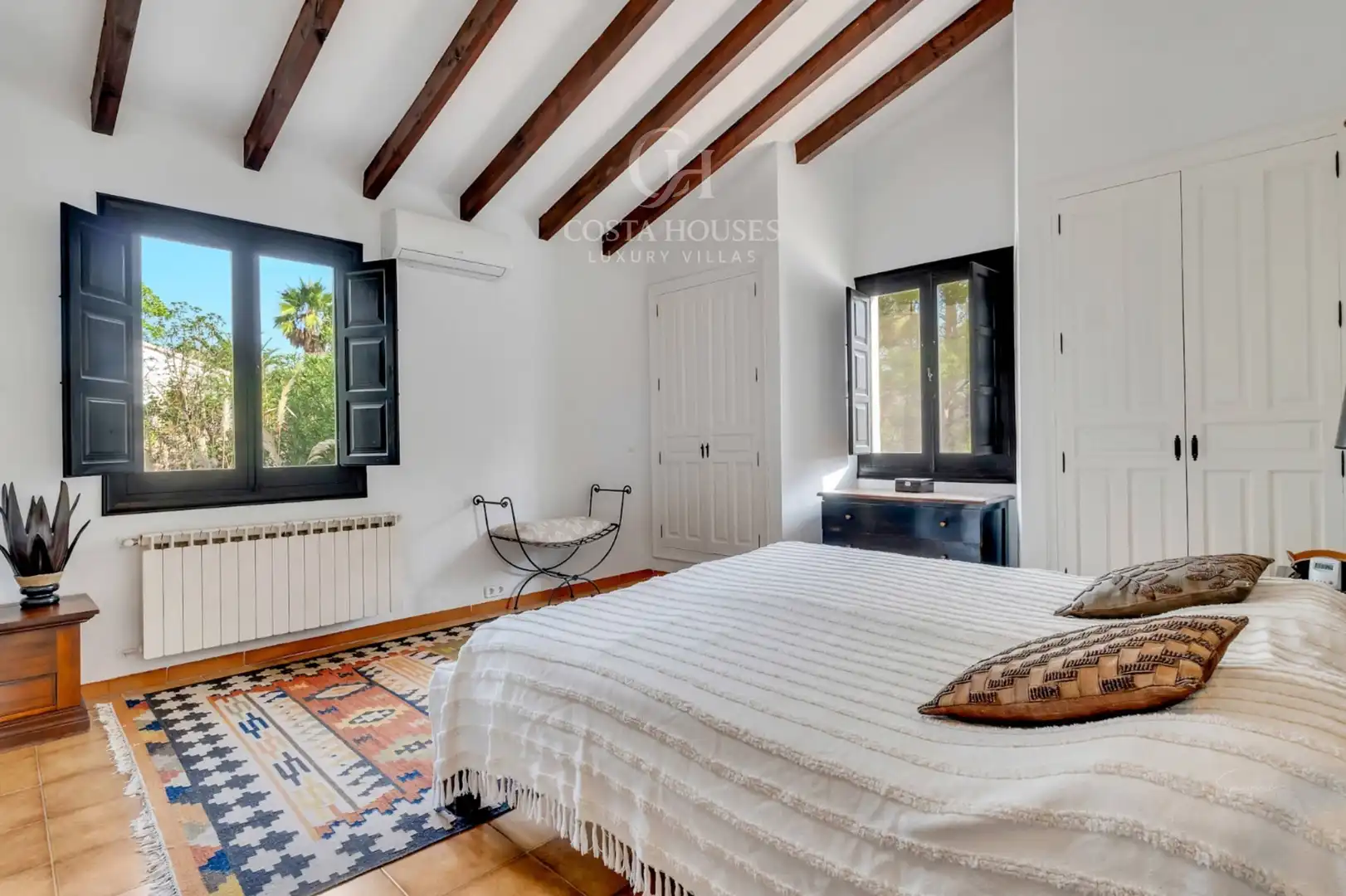 Bedroom of Houses for sale in Jávea / Xàbia  with Air Conditioner, Heating and Private garden