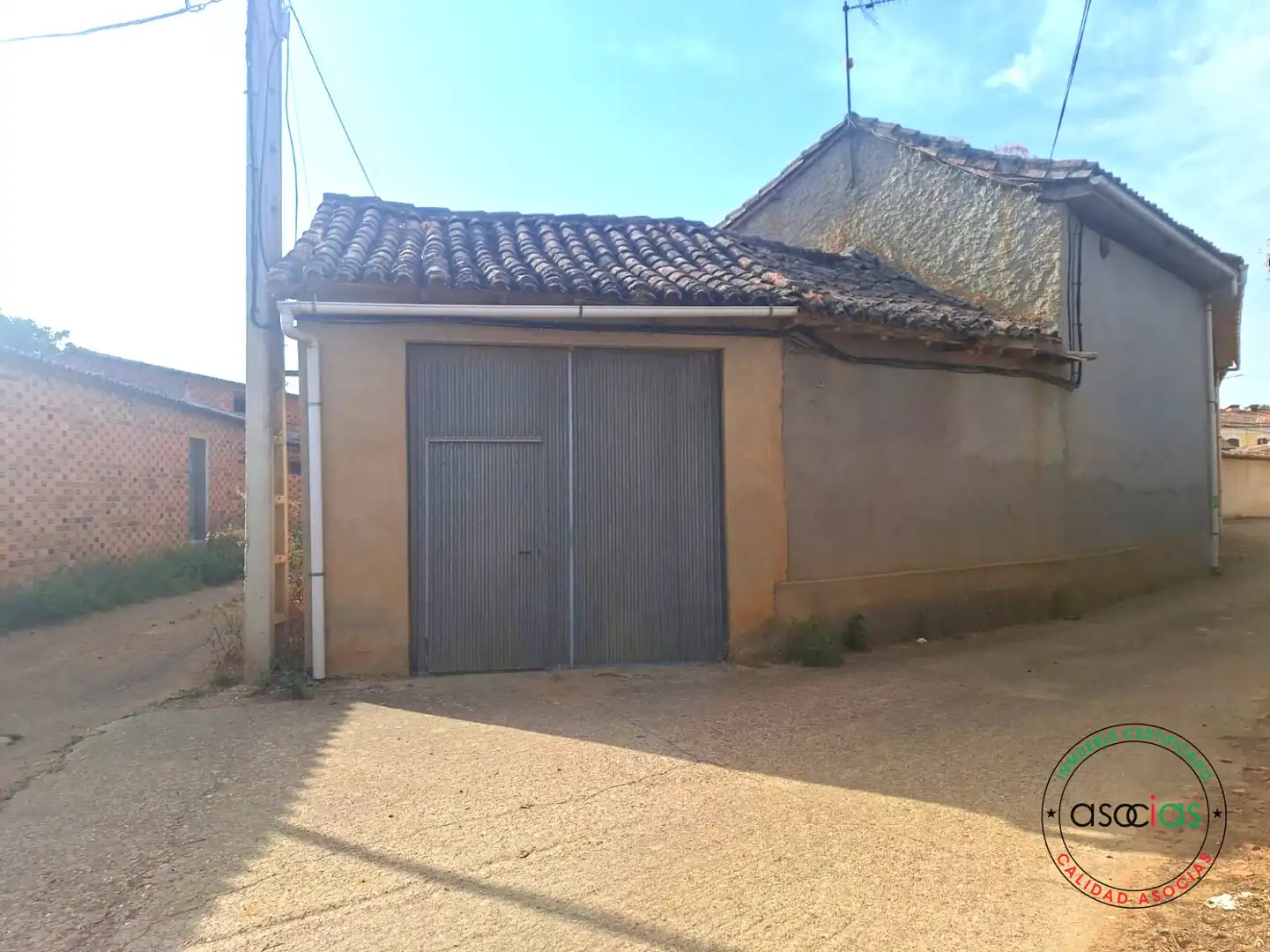 Vista exterior de Casa adosada en venta en Sahagún con Jardín privado