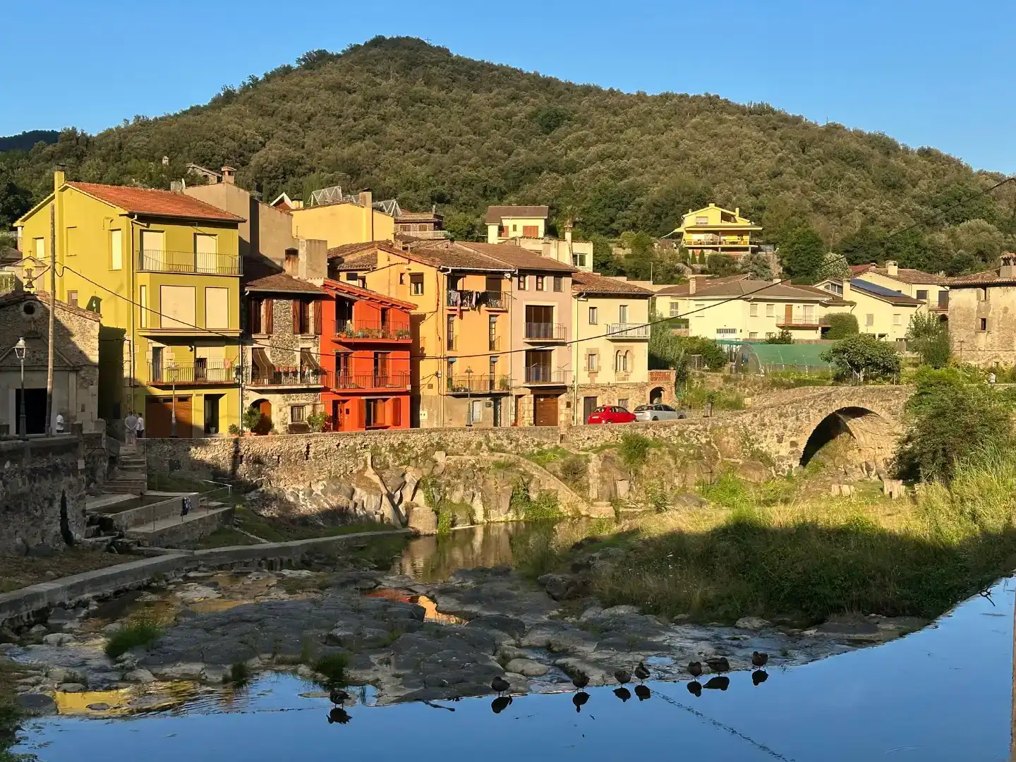 Vista exterior de Pis en venda en Sant Feliu de Pallerols, Girona