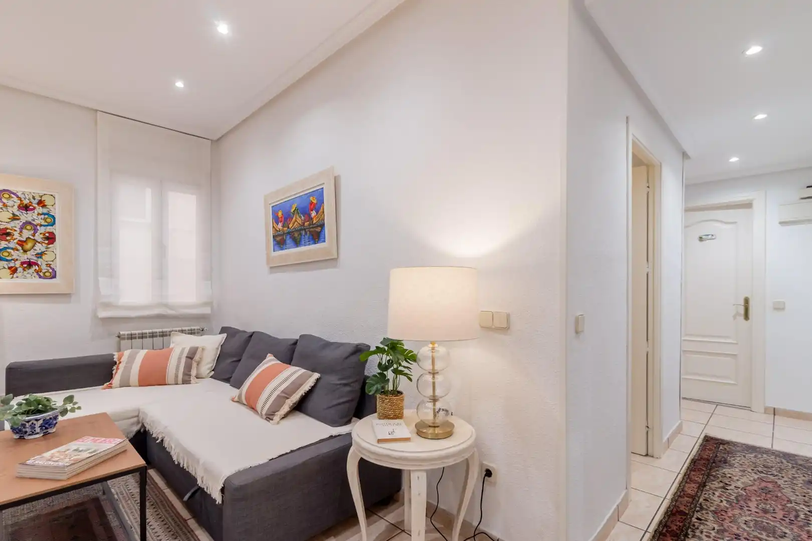 Living room of Flat for sale in Madrid  with Heating and Furnished