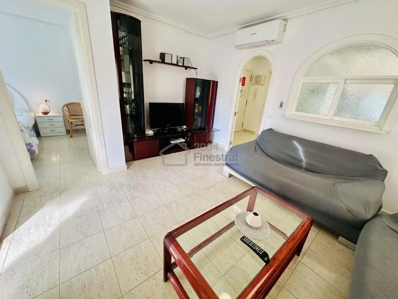 Wohnzimmer von Wohnung zum Verkauf in Finestrat mit Klimaanlage, Terrasse und Möbliert