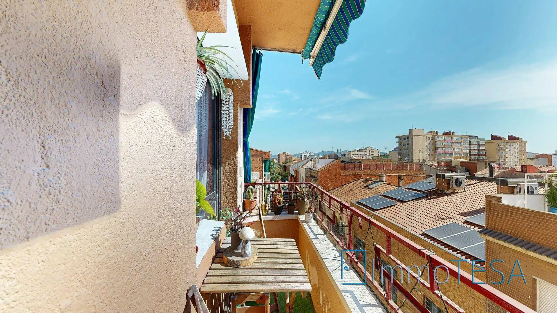 Balcony of Flat for sale in Sabadell  with Air Conditioner, Heating and Parquet flooring