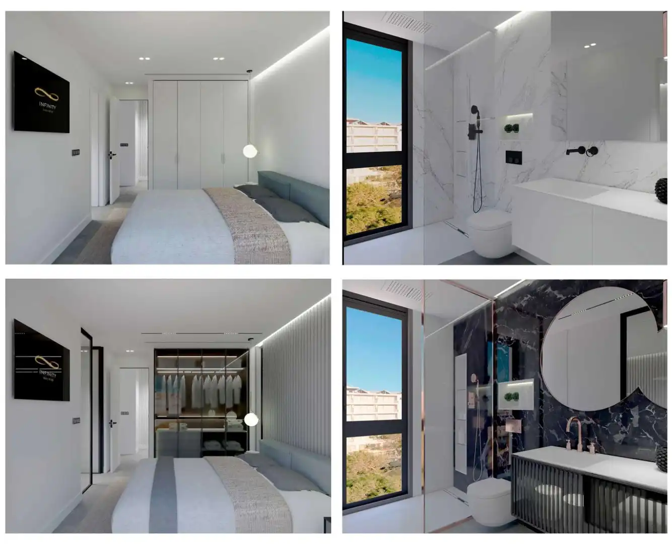Dormitori de Apartament en venda en Sant Antoni de Portmany amb Aire condicionat, Calefacció i Piscina