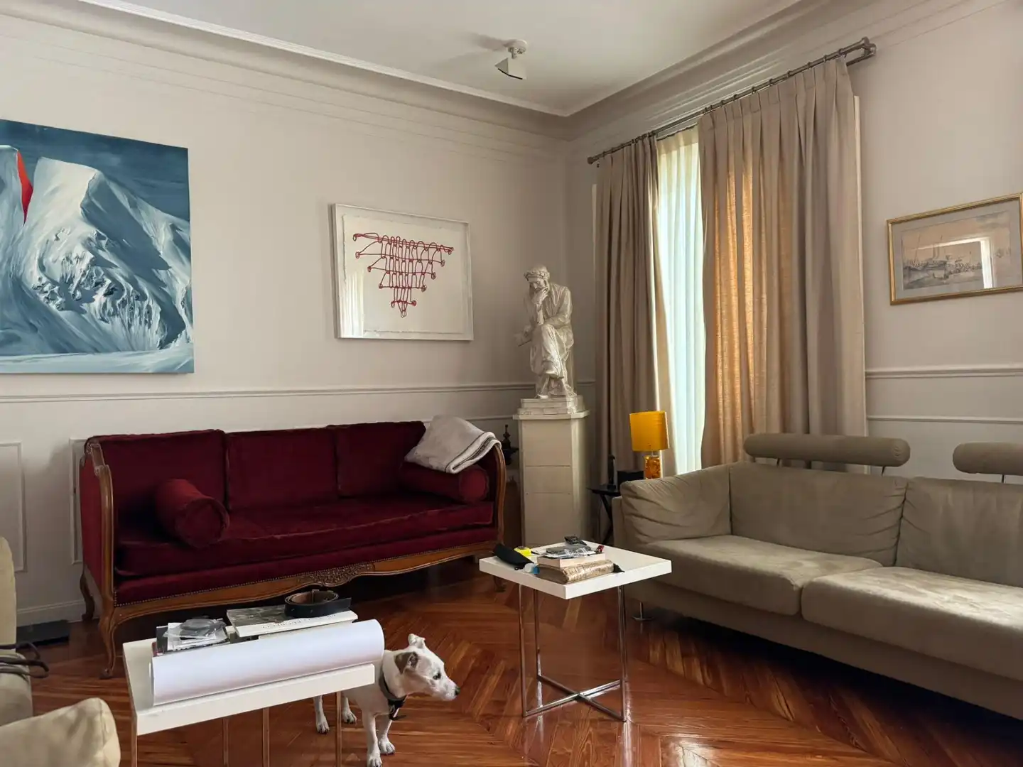 Living room of Flat for sale in Madrid  with Air Conditioner and Heating