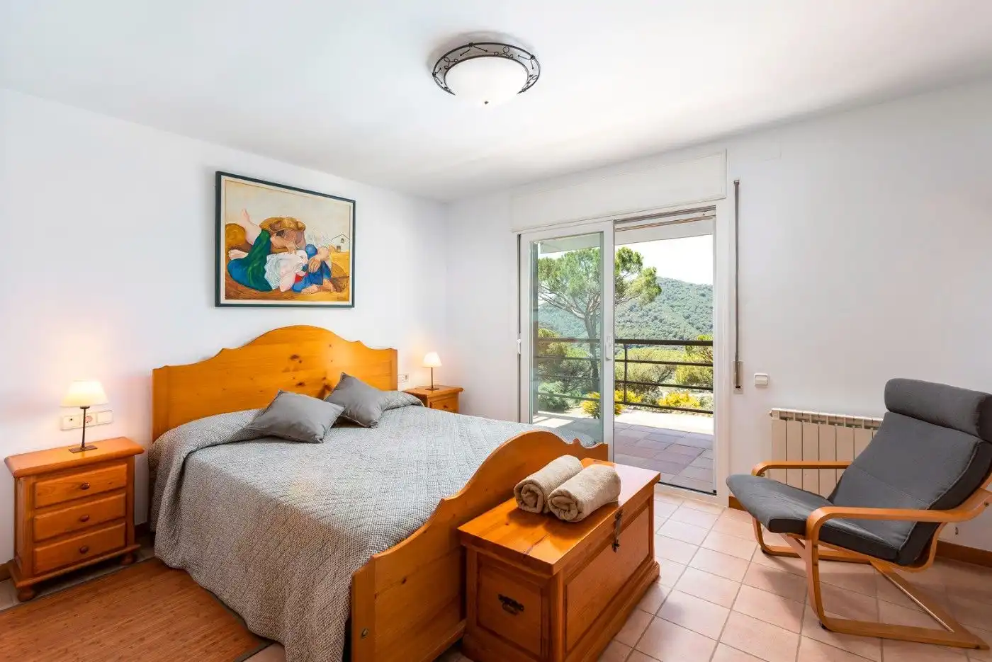 Dormitori de Casa o xalet en venda en Cabrera de Mar amb Aire condicionat, Traster i Piscina