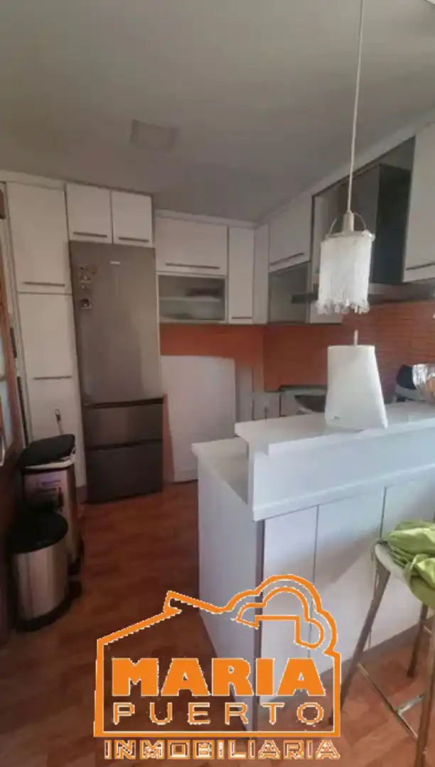 Kitchen of Flat for share in Málaga  with Terrace and Furnished
