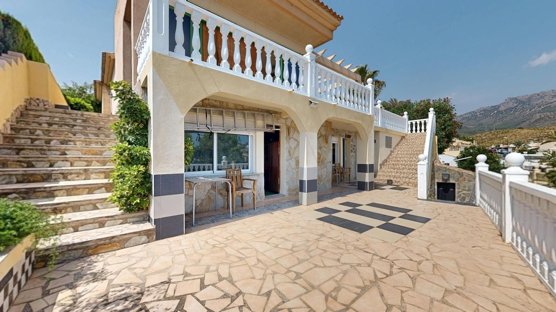 Exterior view of House or chalet for sale in La Nucia  with Air Conditioner, Terrace and Swimming Pool