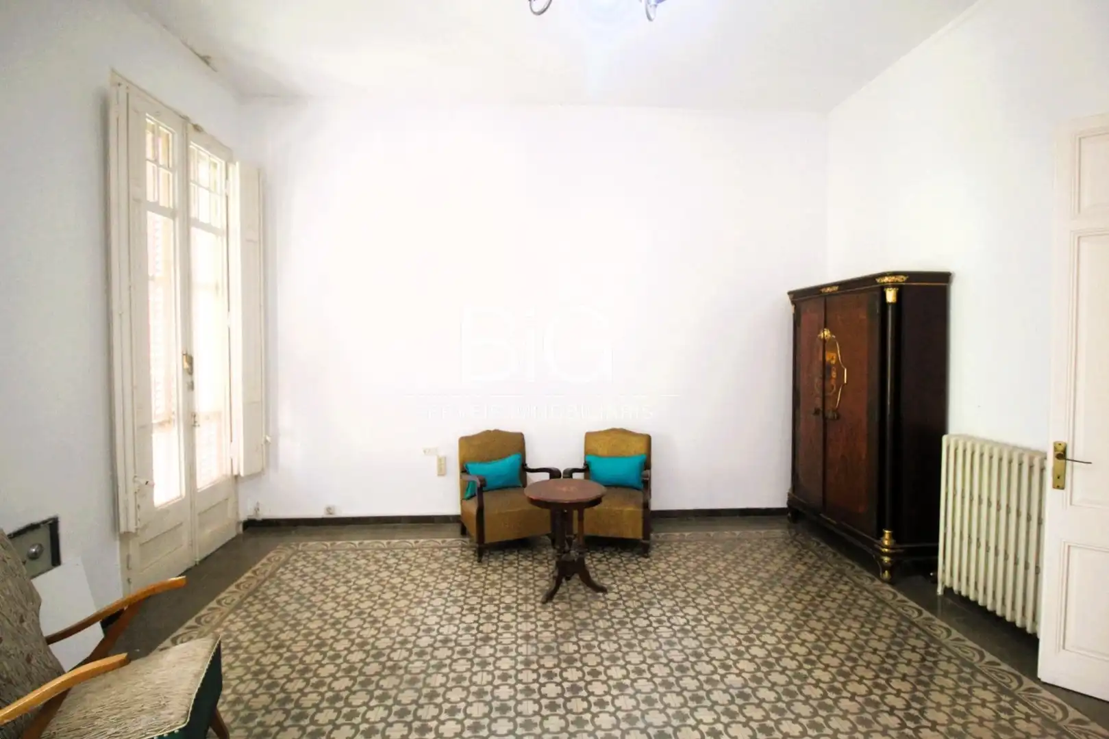 Sala de estar de Ático en venta en Mataró con Calefacción, Terraza y Trastero