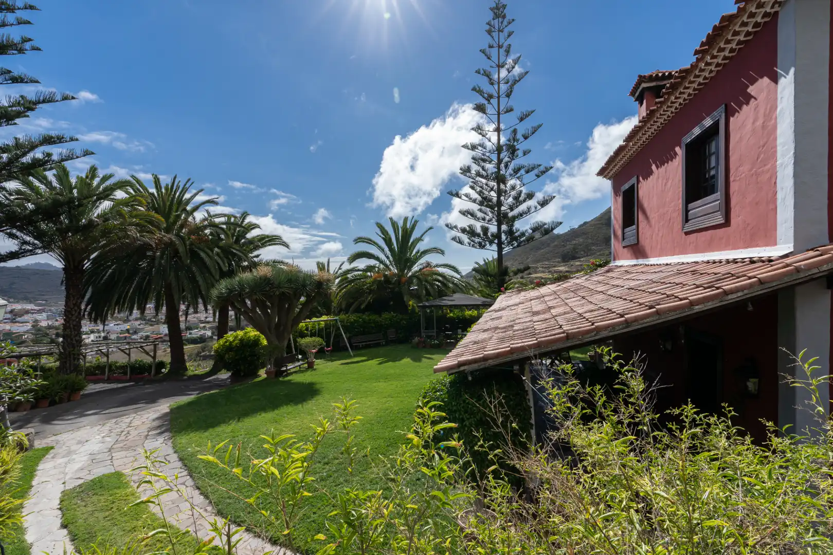 Jardín de Casa o chalet de alquiler en Tegueste con Jardín privado, Terraza y Amueblado