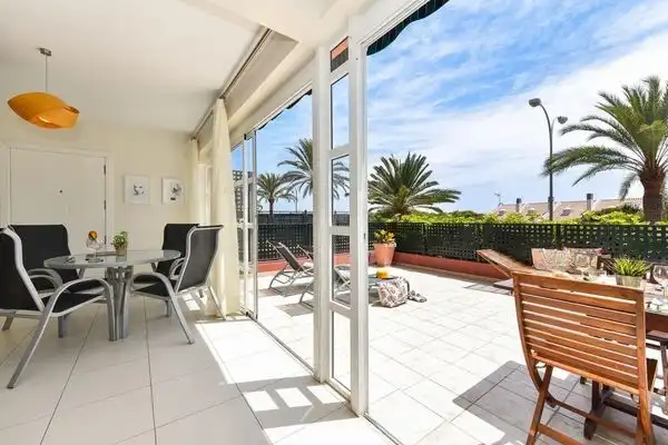 Terrace of Flat for sale in San Bartolomé de Tirajana  with Air Conditioner and Community pool