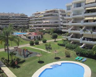 Jardí de Àtic de lloguer en Marbella amb Aire condicionat, Terrassa i Piscina