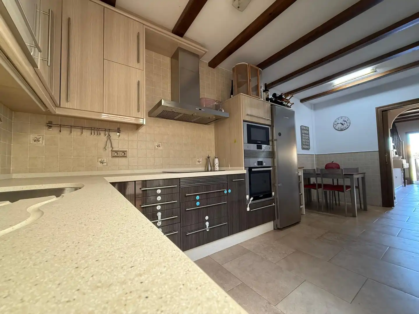 Cocina de Casa adosada en venta en San Pedro del Pinatar con Aire acondicionado, Calefacción y Jardín privado