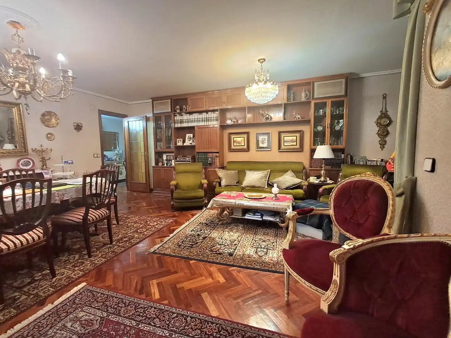 Sala d'estar de Pis en venda en Madrid amb Aire condicionat, Calefacció i Jardí privat