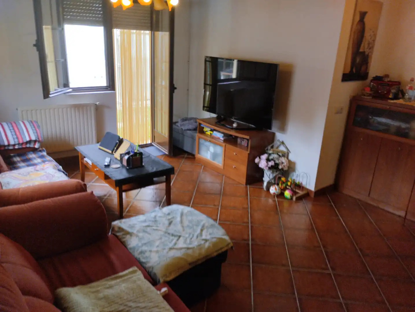 Sala de estar de Casa o chalet en venta en Hazas de Cesto con Calefacción, Jardín privado y Terraza