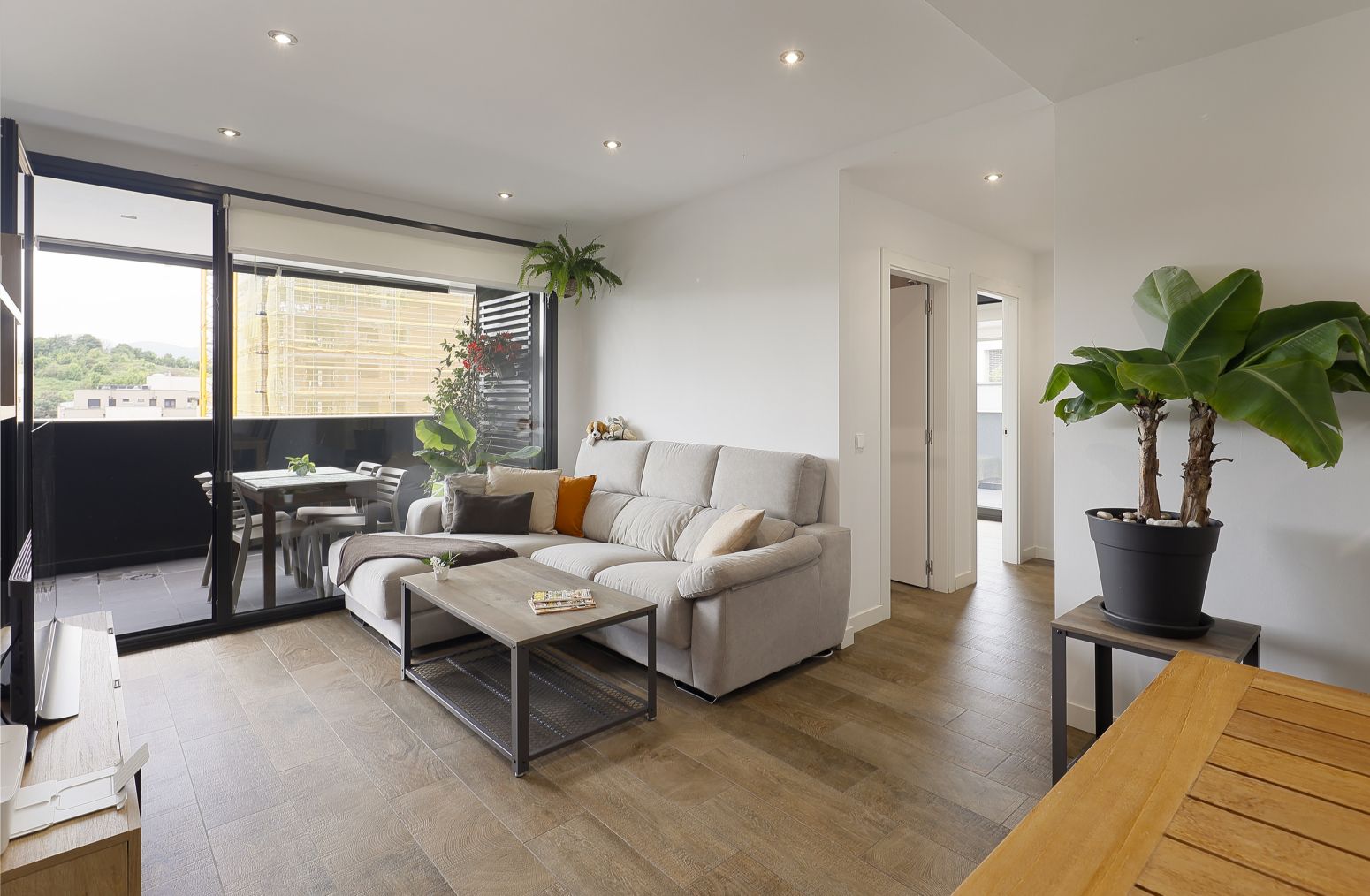 Living room of Flat for sale in Gijón   with Heating, Private garden and Terrace