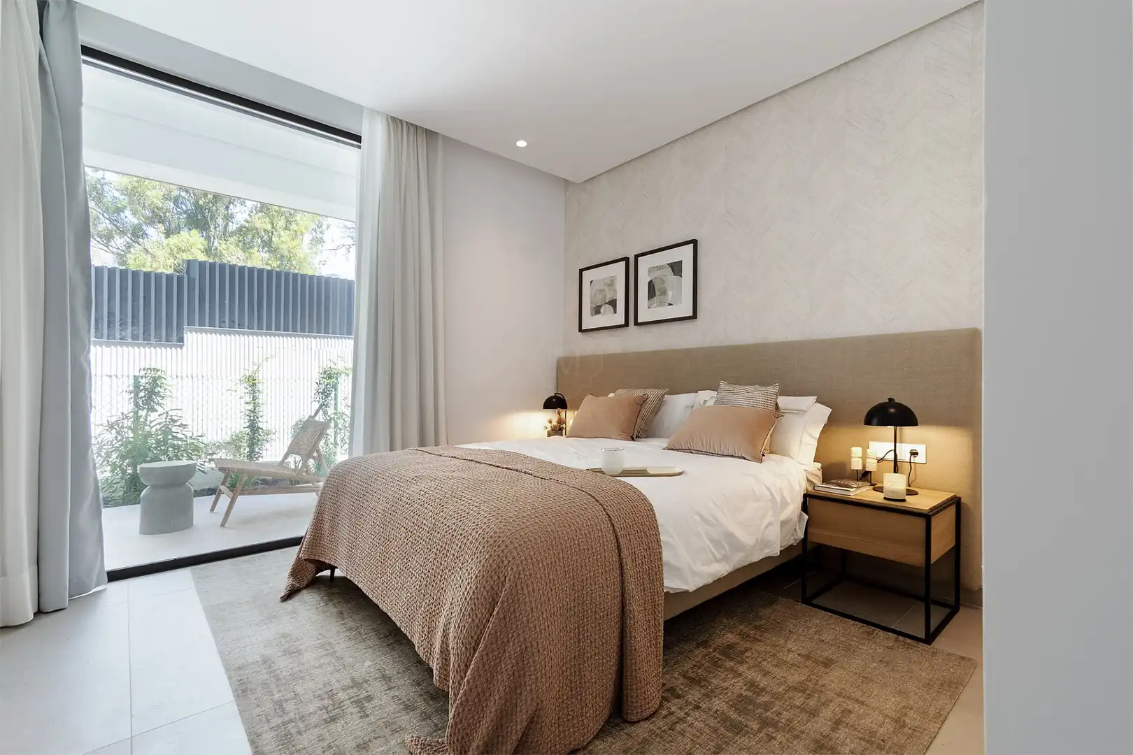 Bedroom of Houses for sale in Marbella  with Air Conditioner, Private garden and Terrace