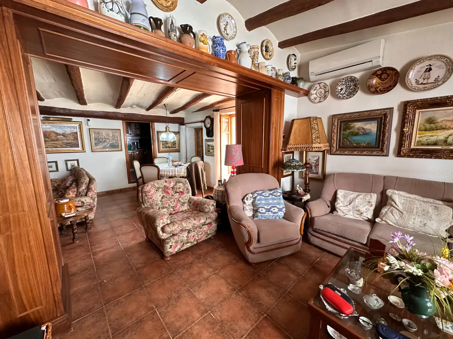 Living room of Houses for sale in Perafort  with Air Conditioner, Heating and Terrace