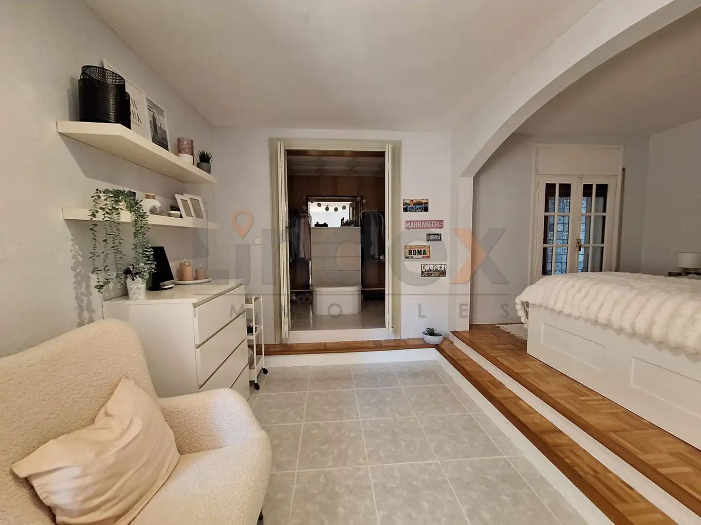 Sala de estar de Casa o chalet en venta en Arenys de Mar con Calefacción, Jardín privado y Parquet