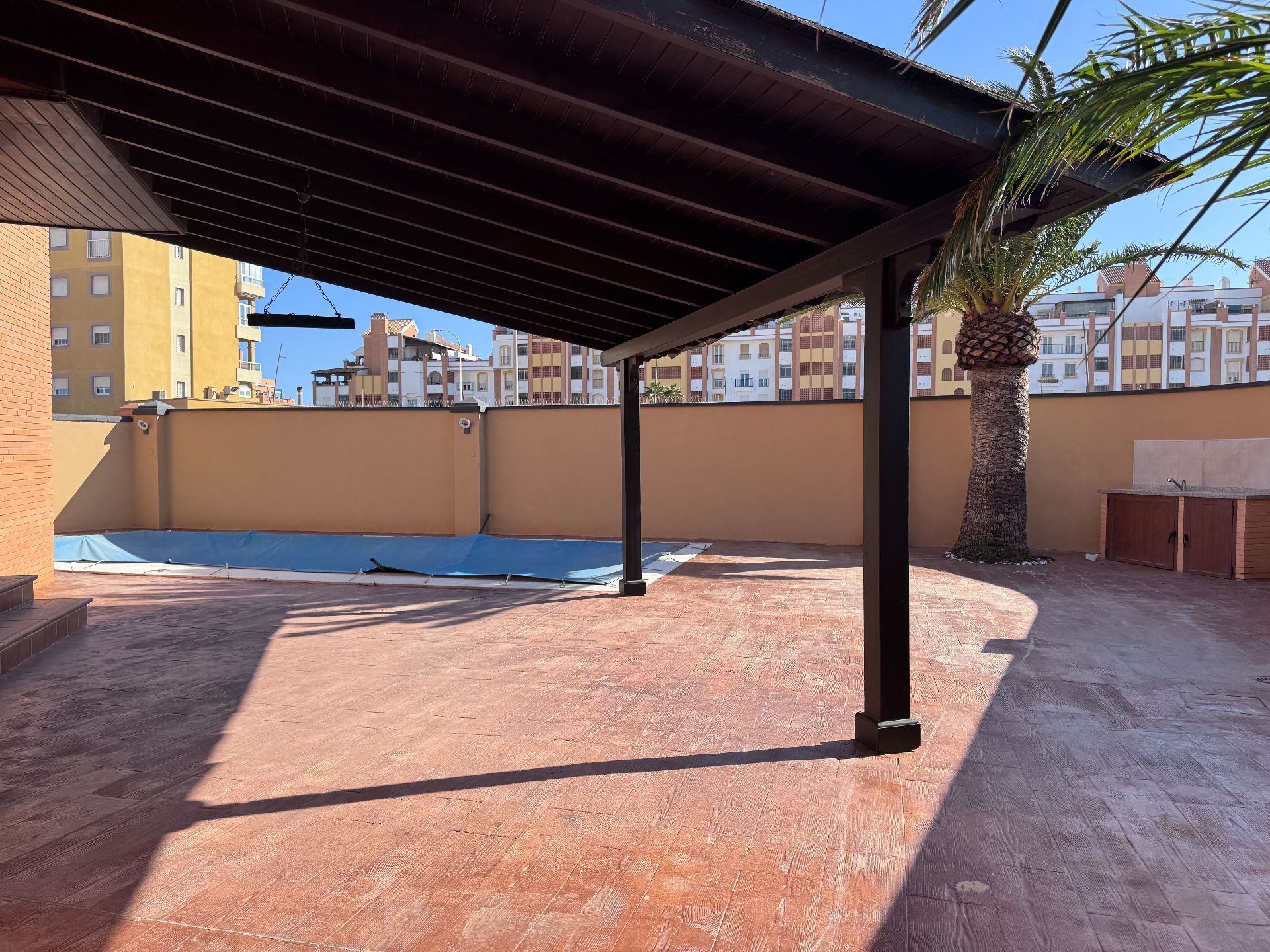 Terrace of House or chalet for sale in Roquetas de Mar  with Air Conditioner, Private garden and Terrace
