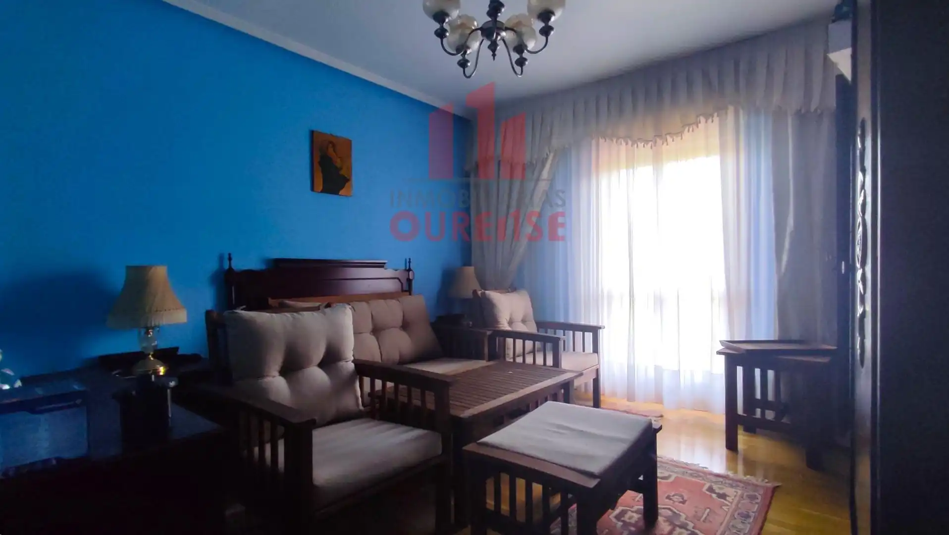 Sala de estar de Casa o chalet en venta en San Cibrao das Viñas con Calefacción, Jardín privado y Terraza