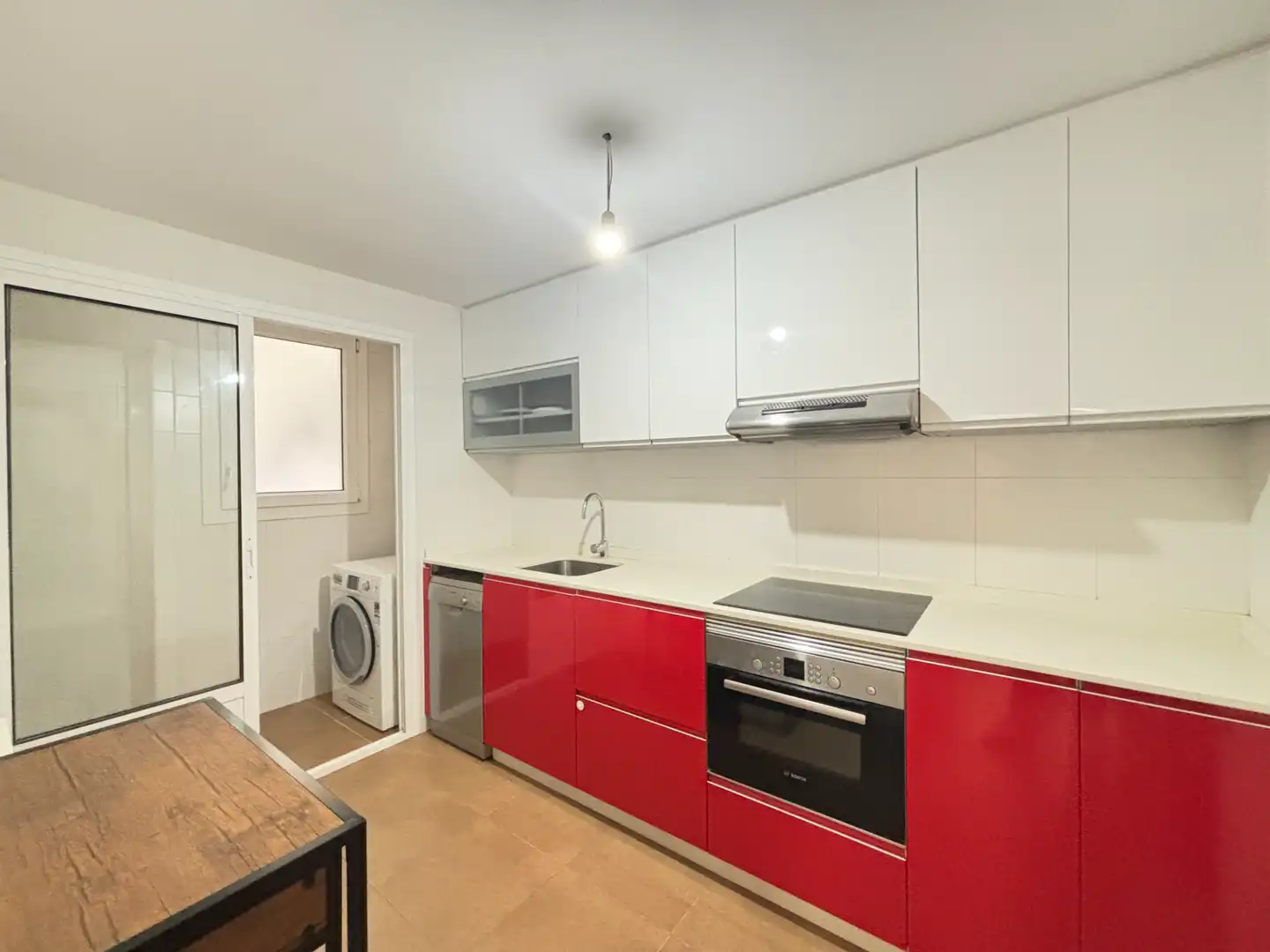 Cocina de Apartamento en venta en Ames con Calefacción, Trastero y Amueblado