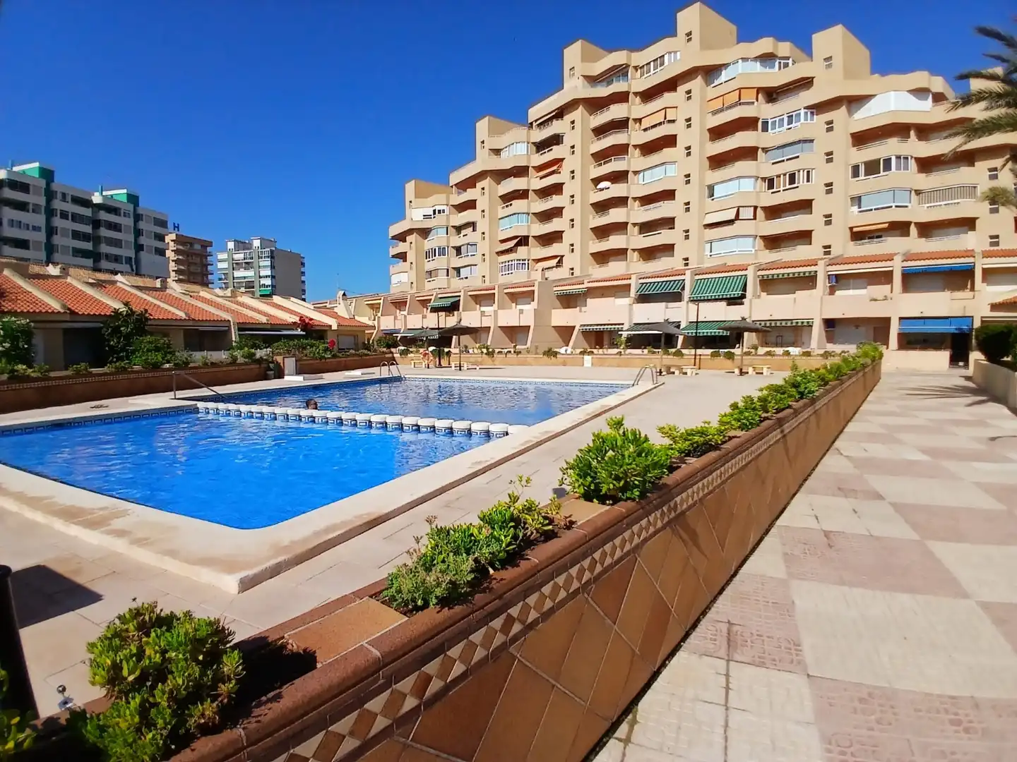 Swimming pool of Houses for rent in La Manga del Mar Menor  with Air Conditioner, Heating and Terrace