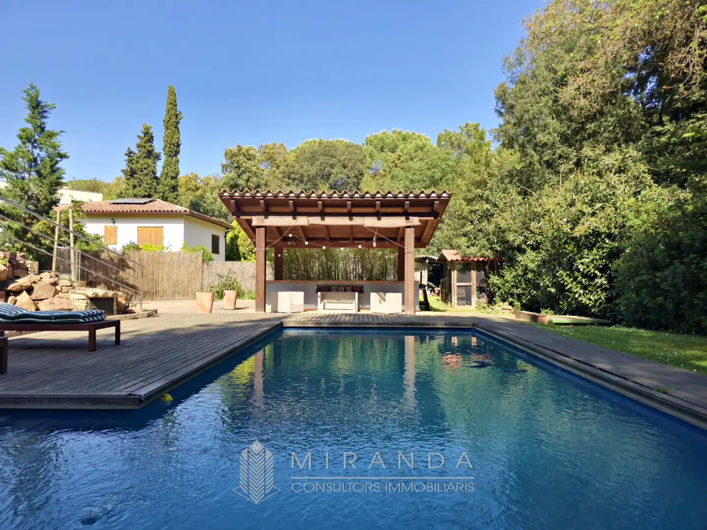 Jardí de Casa o xalet en venda en Sant Pere de Vilamajor amb Aire condicionat, Calefacció i Jardí privat