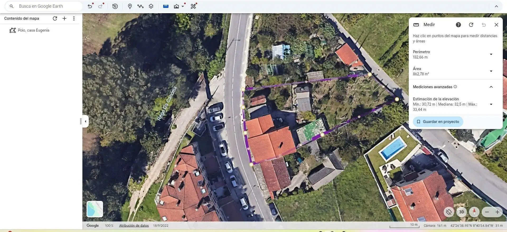 Casa adosada en venta en Poio con Calefacción y Balcón