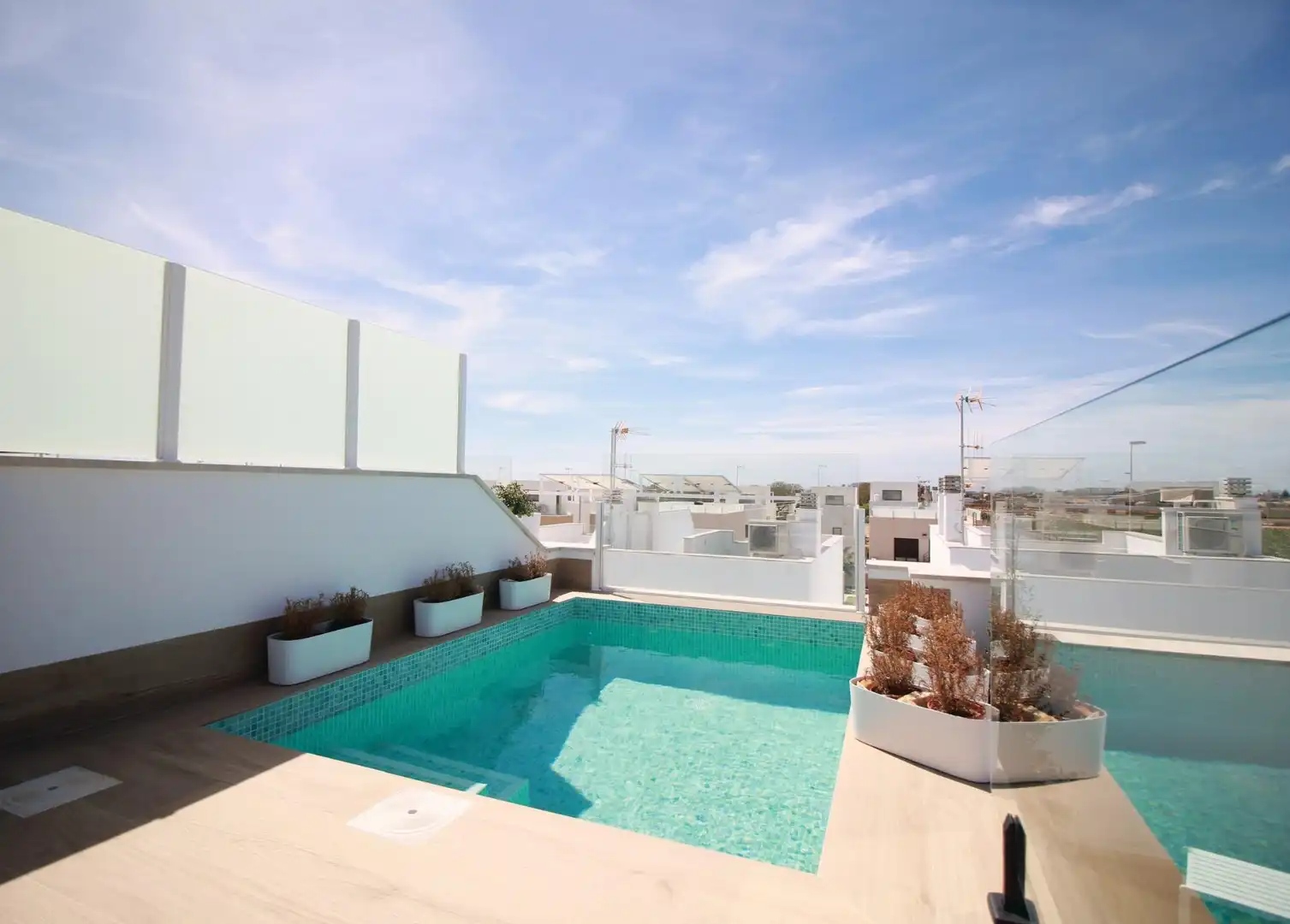 Piscina de Casa o chalet en venta en Pilar de la Horadada con Jardín privado, Terraza y Piscina comunitaria