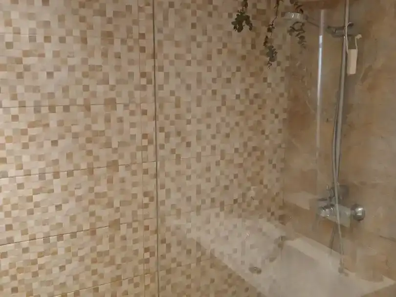 Bany de Apartament de lloguer en Mijas amb Aire condicionat i Piscina