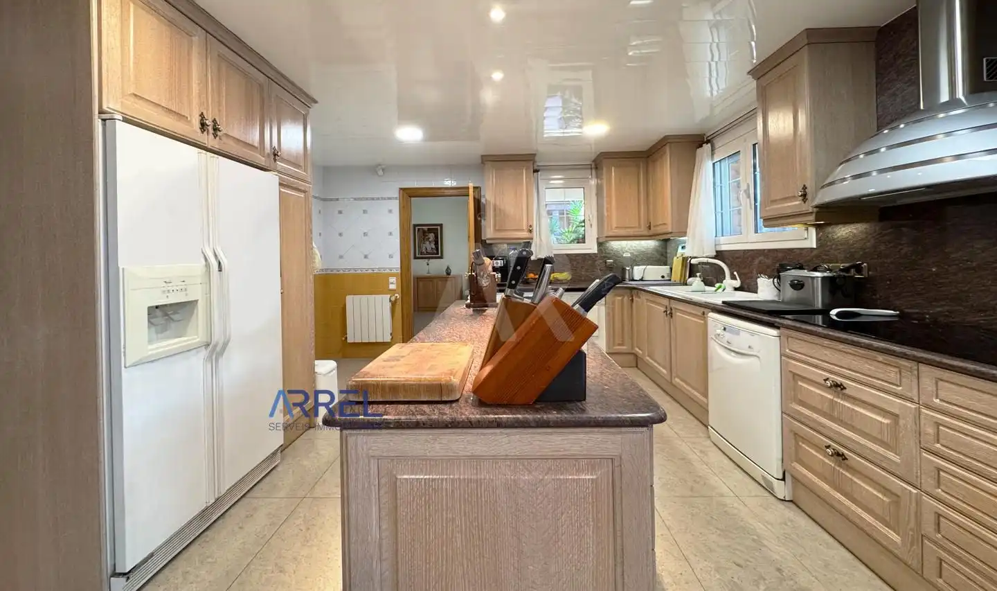 Cocina de Casa o chalet en venta en Vallromanes con Jardín privado, Terraza y Piscina