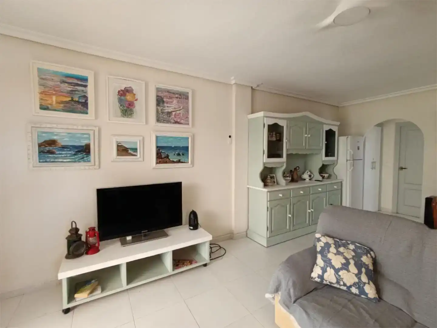 Wohnzimmer von Maisonette zur Miete in Mazarrón mit Privatgarten, Schwimmbad und Möbliert