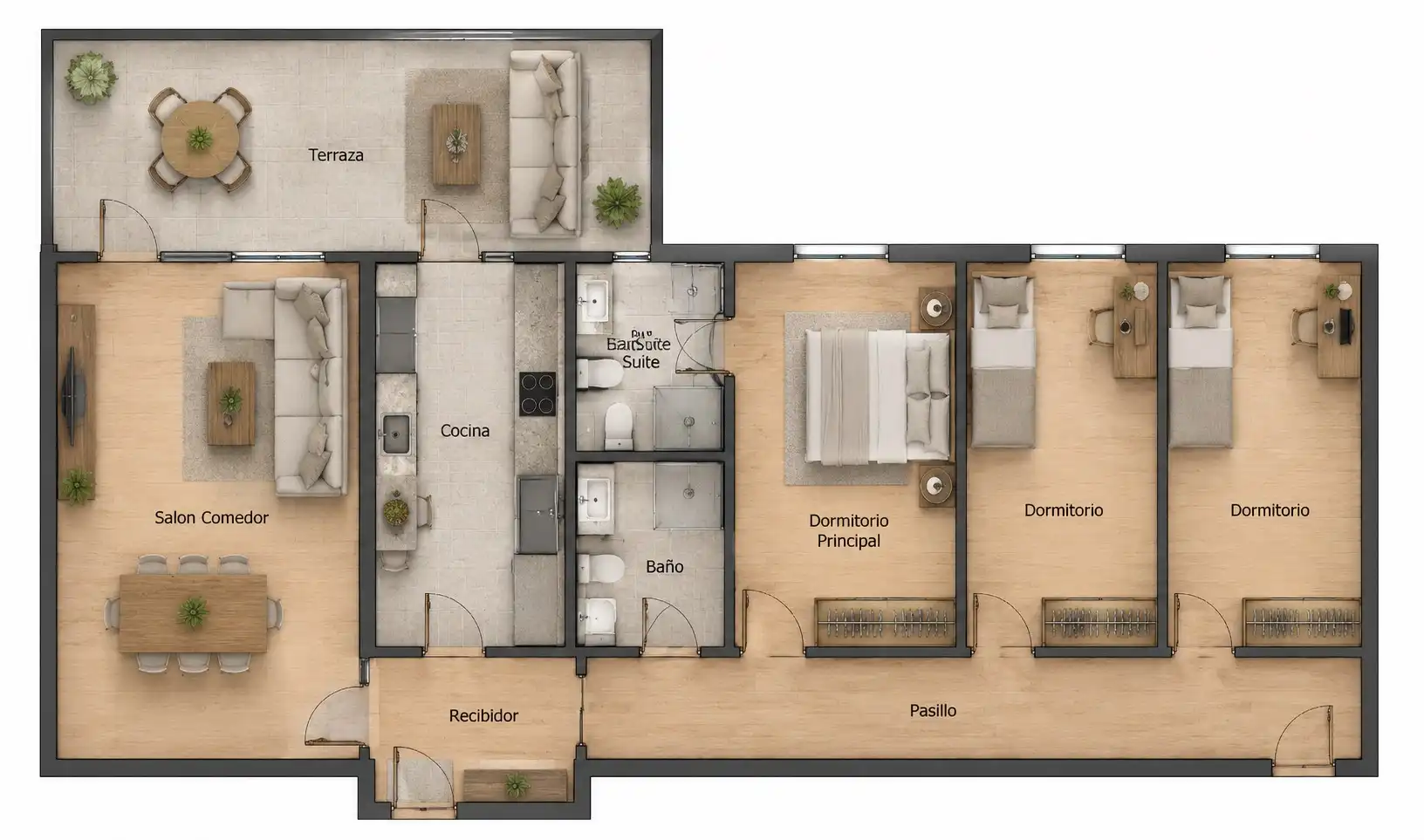 Piso en venta en Leganés con Aire acondicionado, Calefacción y Terraza