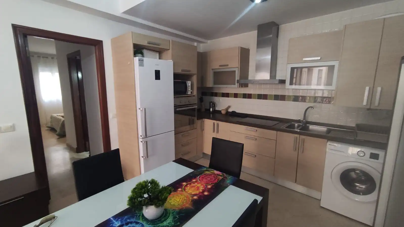 Kitchen of Apartments for sale in Algeciras  with Air Conditioner, Furnished and Oven