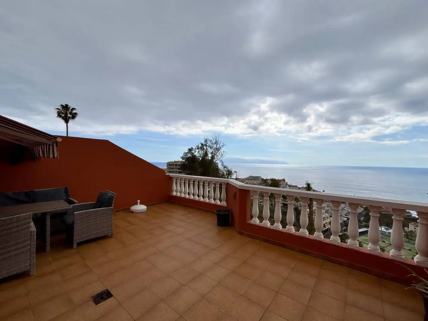 Terrassa de Apartament de lloguer en Santiago del Teide amb Terrassa, Moblat i Balcó
