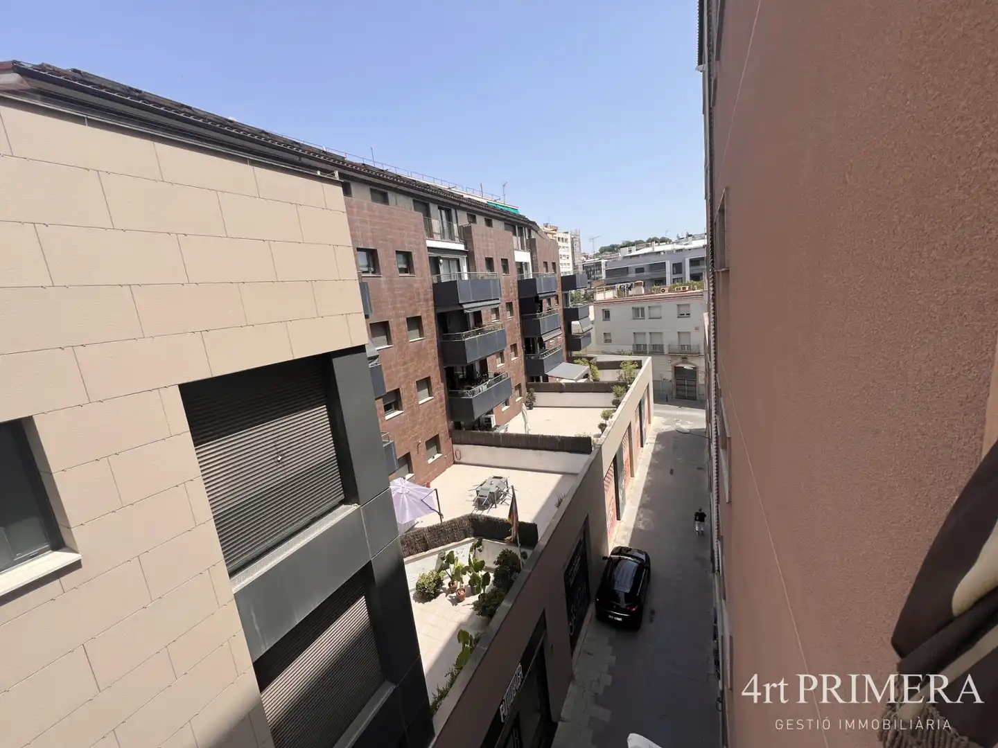 Vista exterior de Pis en venda en Granollers amb Calefacció i Balcó