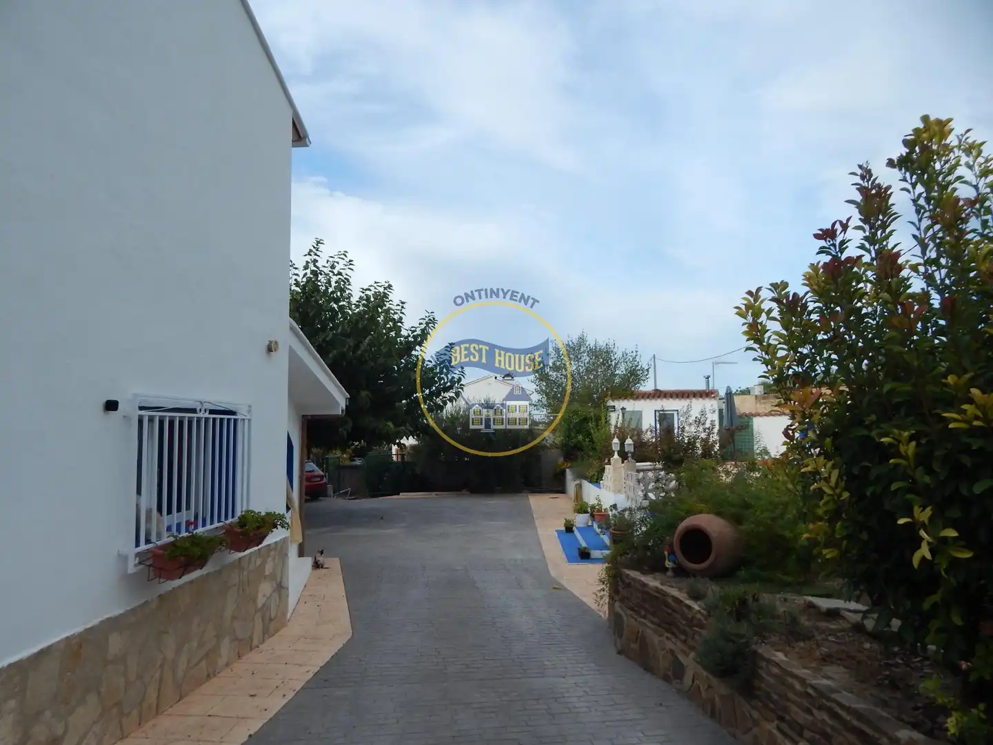 Vista exterior de Casa o xalet en venda en Ontinyent amb Calefacció, Jardí privat i Terrassa
