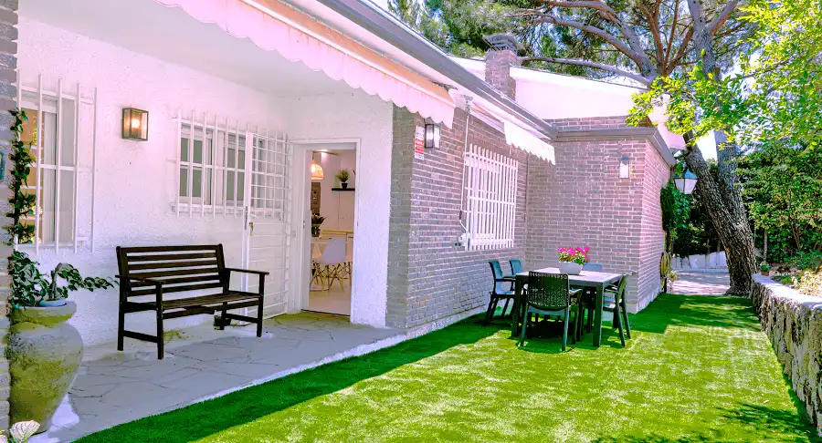 Terrassa de Casa o xalet en venda en Torrelodones amb Aire condicionat, Calefacció i Jardí privat