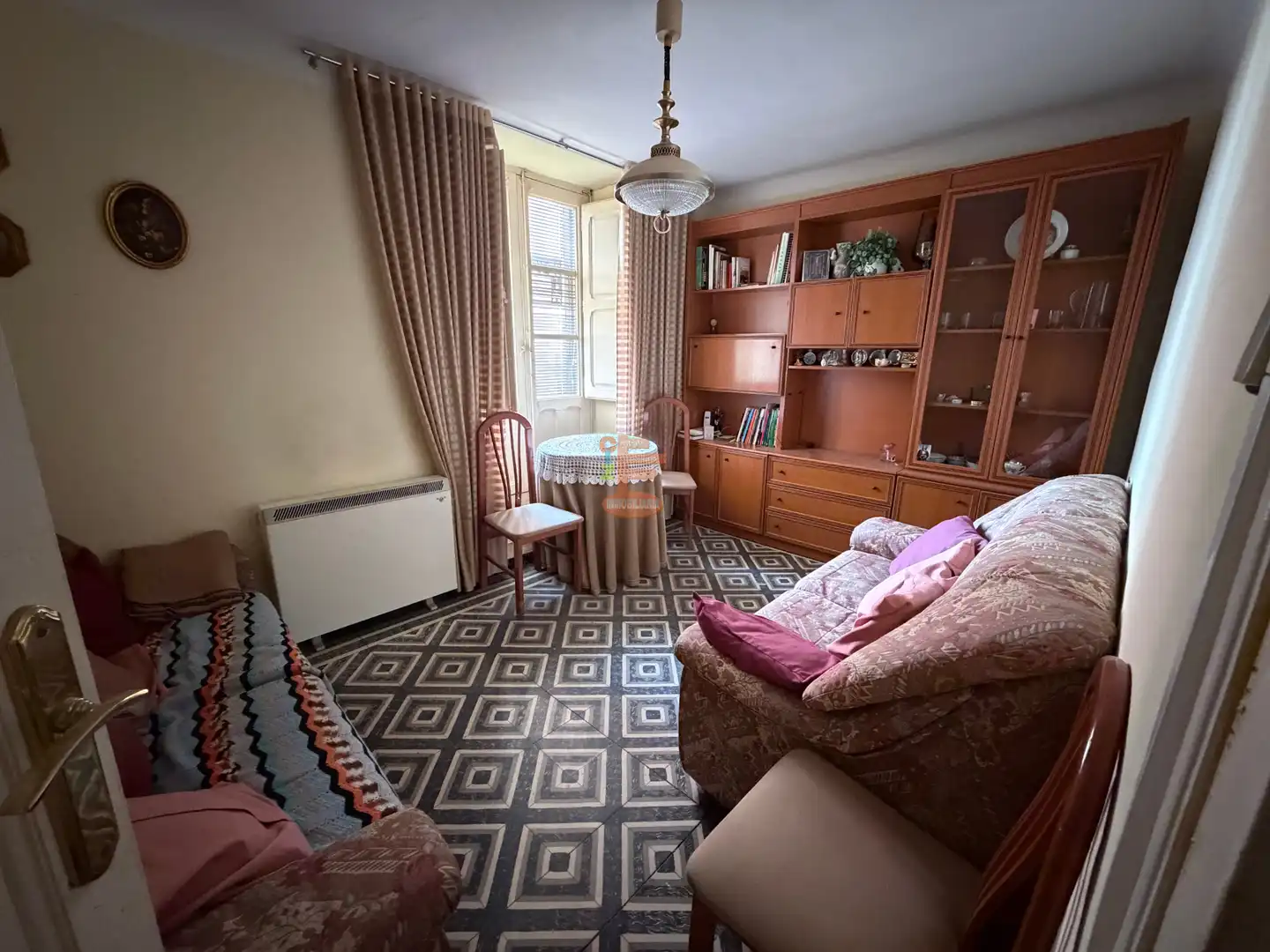 Sala de estar de Casa adosada en venta en Ariza con Terraza, Amueblado y TV