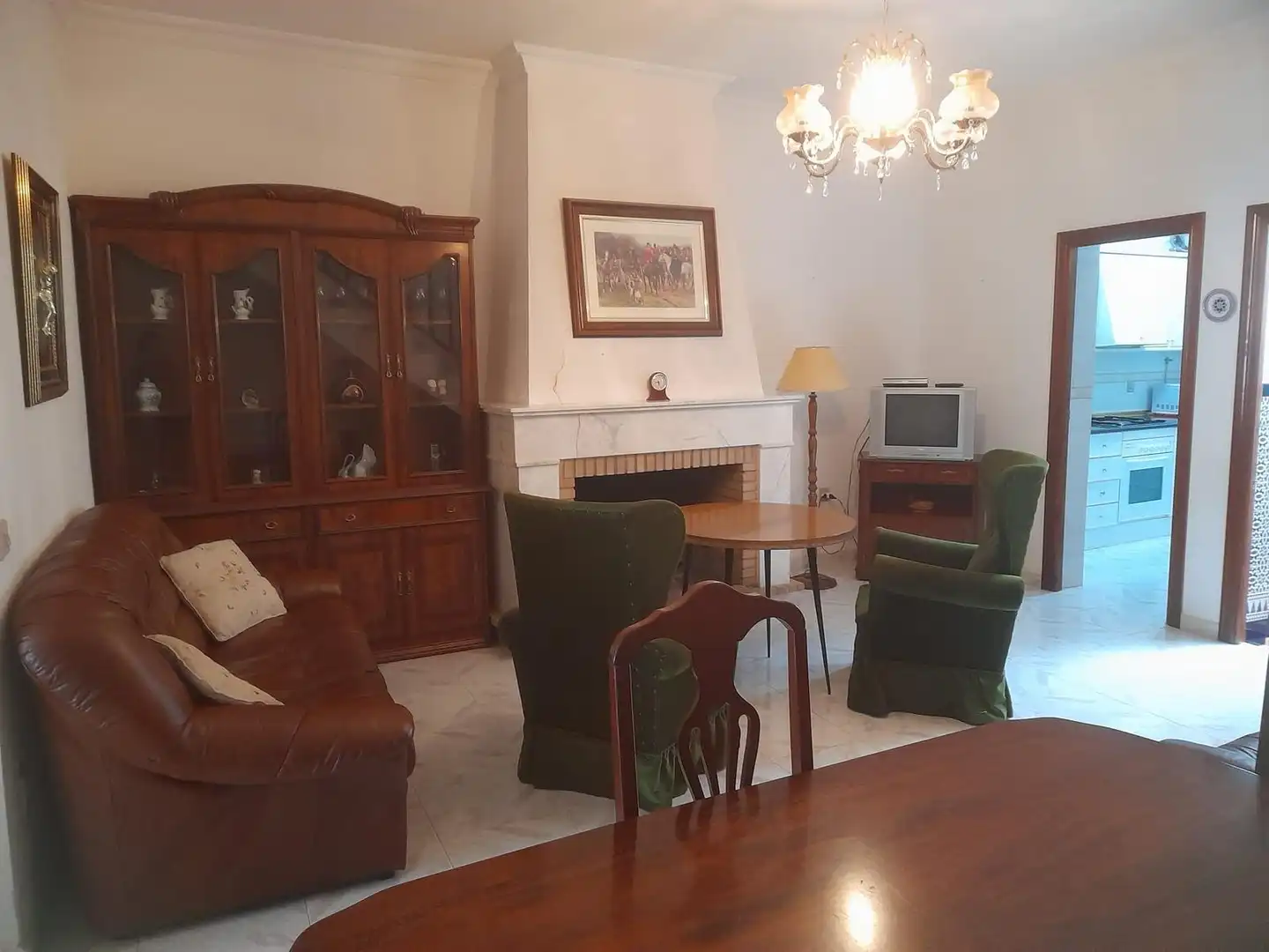 Sala de estar de Casa adosada en venta en Higuera la Real con Terraza y Trastero