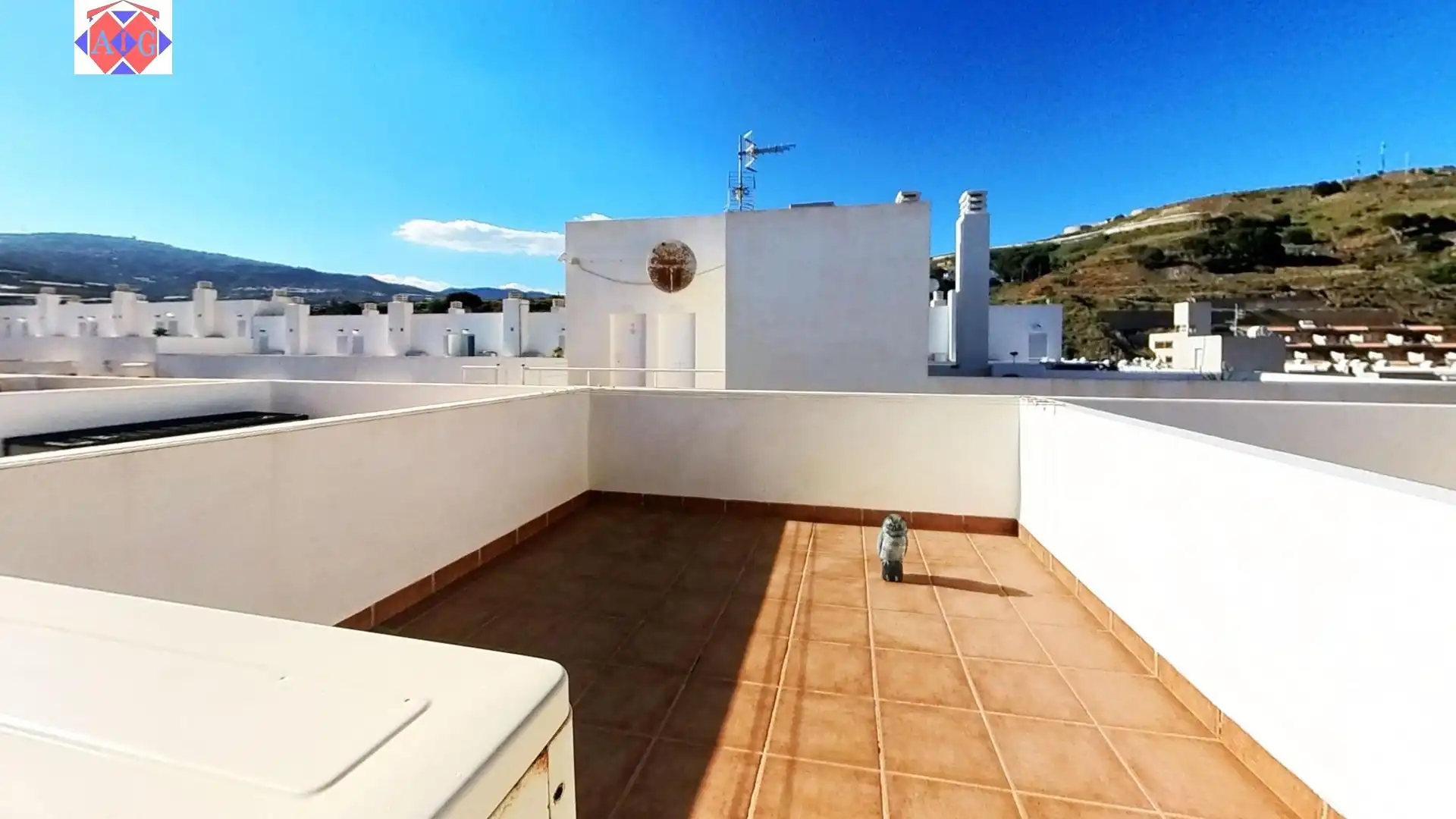 Terrasse von Dachboden zum Verkauf in Lújar mit Klimaanlage, Terrasse und Möbliert