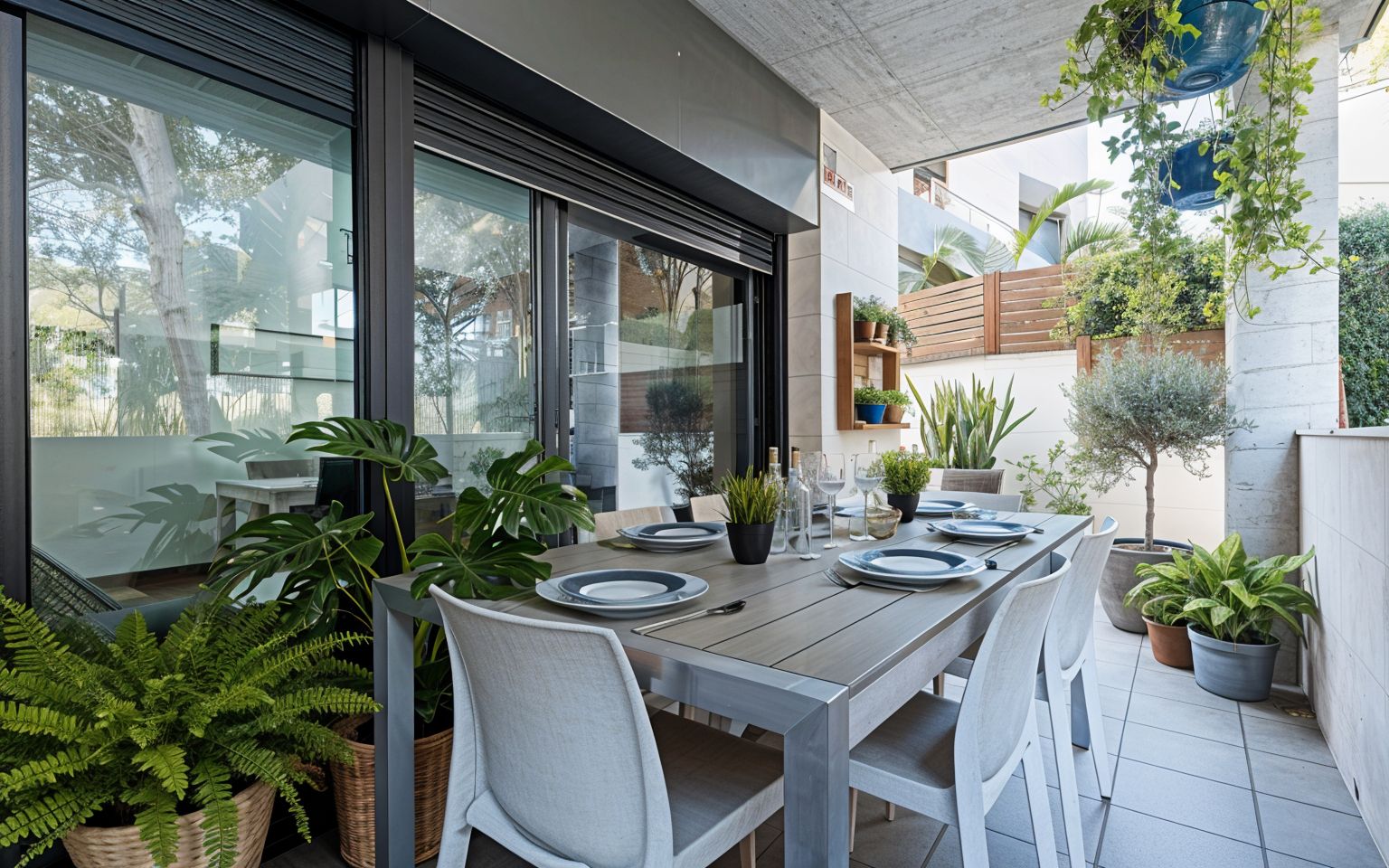 Terrasse von Wohnung zum Verkauf in Cambrils mit Klimaanlage, Heizung und Privatgarten
