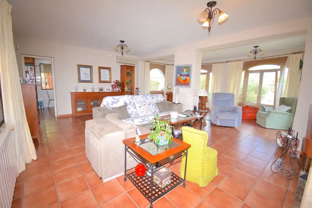 Sala de estar de Casa o chalet en venta en Dénia con Aire acondicionado, Calefacción y Jardín privado