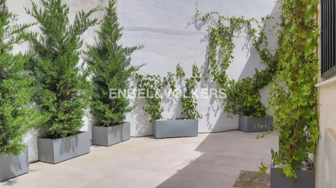 Terrasse von Wohnung zur Miete in Madrid mit Klimaanlage, Heizung und Möbliert